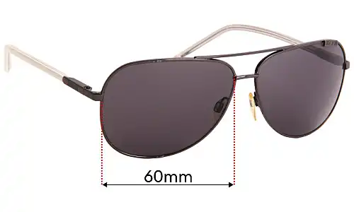 Sunglass Fix Ersatzgläser für Just Cavalli JC155S - 60mm Wide Sunglass Fix Ersatzgläser für Just Cavalli JC155S - 60mm Wide