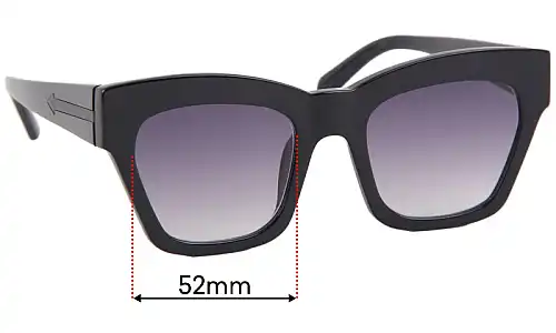Sunglass Fix Ersatzgläser für Karen Walker Treasure - 52mm Wide Sunglass Fix Ersatzgläser für Karen Walker Treasure - 52mm Wide