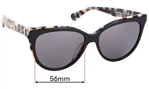 Sunglass Fix Ersatzgläser für Kate Spade Daesha/S - 56mm Wide Sunglass Fix Ersatzgläser für Kate Spade Daesha/S - 56mm Wide