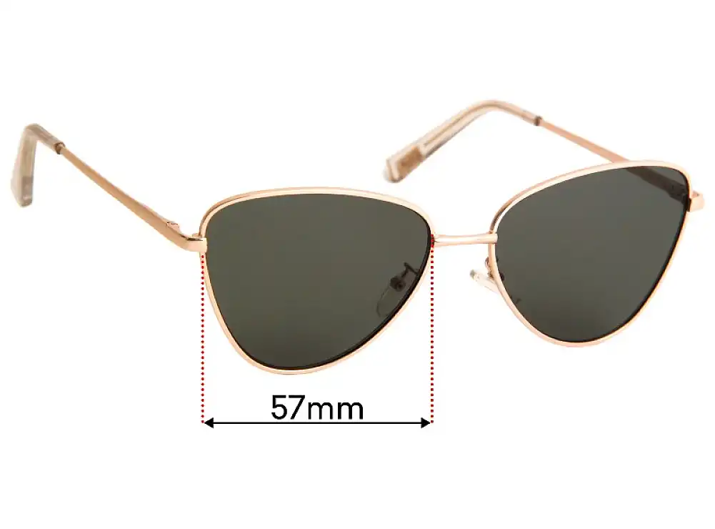 Sunglass Fix Ersatzgläser für Le Specs Echo - 57mm Wide Sunglass Fix Ersatzgläser für Le Specs Echo - 57mm Wide
