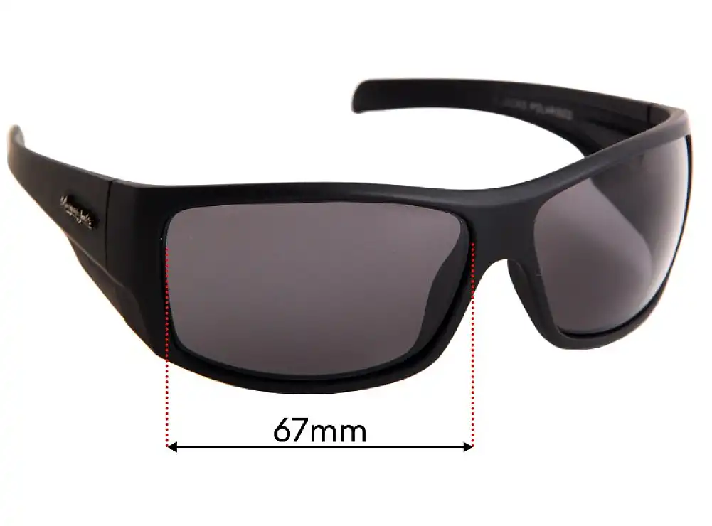 Sunglass Fix Ersatzgläser für Mangrove Jacks Desert Storm - 67mm Wide Sunglass Fix Ersatzgläser für Mangrove Jacks Desert Storm - 67mm Wide