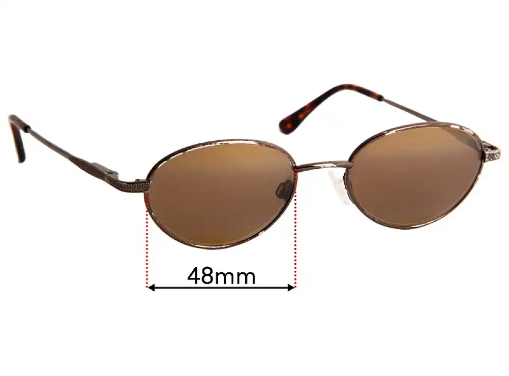 Sunglass Fix Ersatzgläser für Maui Jim MJ146 Coral Reef - 48mm Wide Sunglass Fix Ersatzgläser für Maui Jim MJ146 Coral Reef - 48mm Wide
