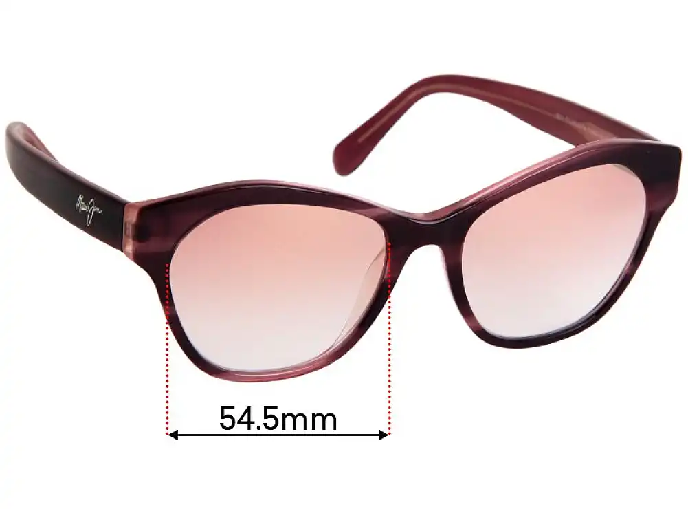Sunglass Fix Ersatzgläser für Maui Jim MJ819 Kila - 54mm Wide Sunglass Fix Ersatzgläser für Maui Jim MJ819 Kila - 54mm Wide