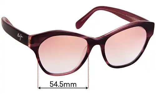 Sunglass Fix Ersatzgläser für Maui Jim MJ819 Kila - 54mm Wide Sunglass Fix Ersatzgläser für Maui Jim MJ819 Kila - 54mm Wide