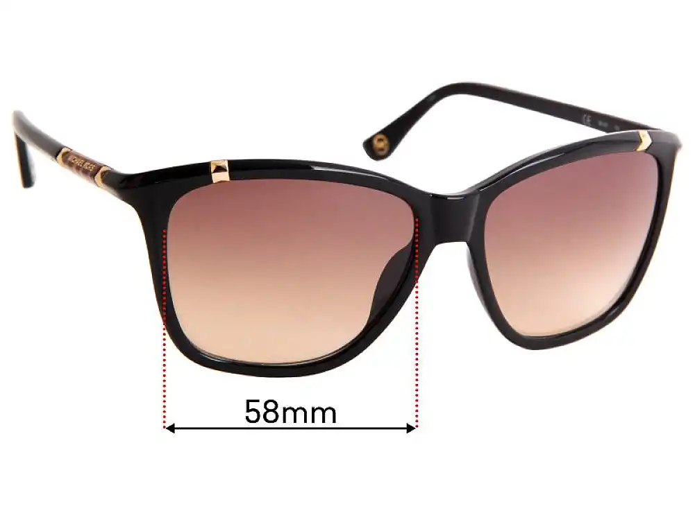 Sunglass Fix Ersatzgläser für Michael Kors M2839S Beth - 58mm Wide Sunglass Fix Ersatzgläser für Michael Kors M2839S Beth - 58mm Wide