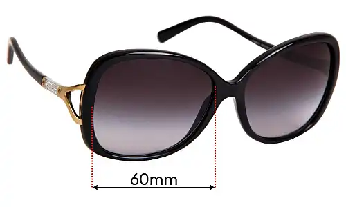 Sunglass Fix Ersatzgläser für Michael Kors MK2010B Bora Bora - 60mm Wide Michael Kors MK2010B Bora Bora Ersatzlinsen 60mm wide
