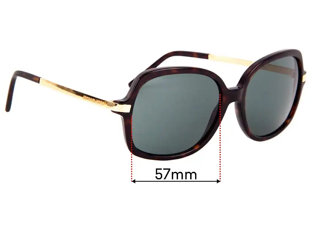 Sunglass Fix Ersatzgläser für Michael Kors MK2024 Adrianna II - 57mm Wide Sunglass Fix Ersatzgläser für Michael Kors MK2024 Adrianna II - 57mm Wide