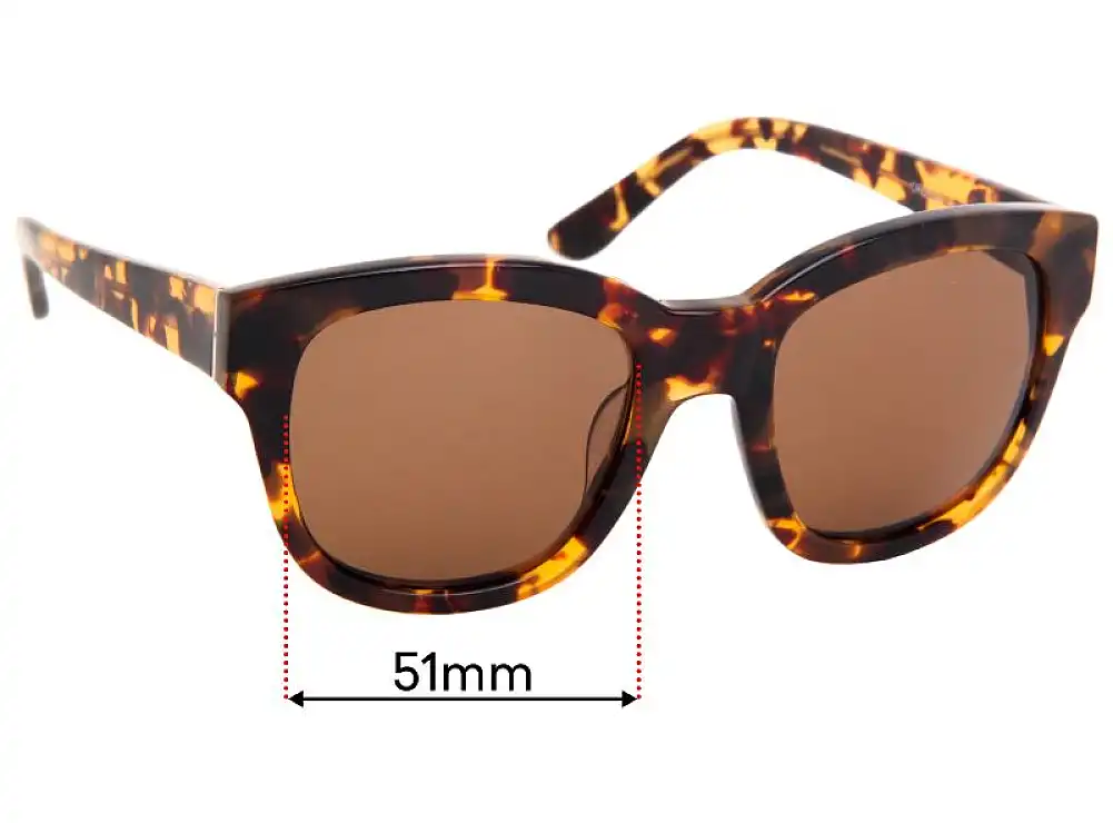 Sunglass Fix Ersatzgläser für Oroton Adele - 51mm Wide Sunglass Fix Ersatzgläser für Oroton Adele - 51mm Wide