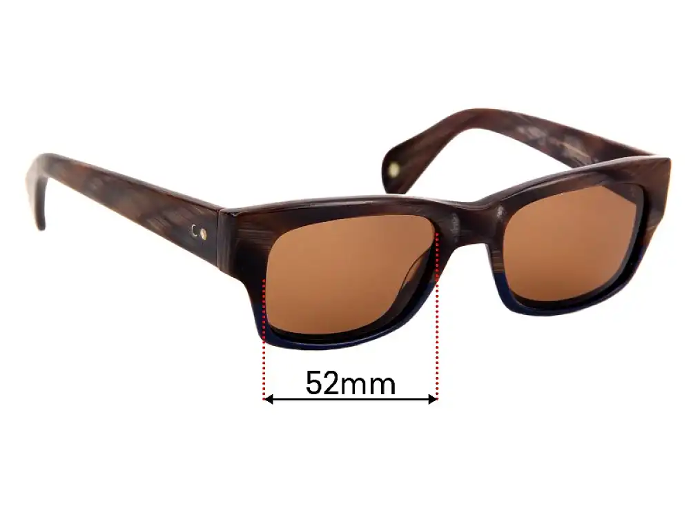 Sunglass Fix Ersatzgläser für Paul Smith Cortland PM8191-S - 52mm Wide Sunglass Fix Ersatzgläser für Paul Smith Cortland PM8191-S - 52mm Wide