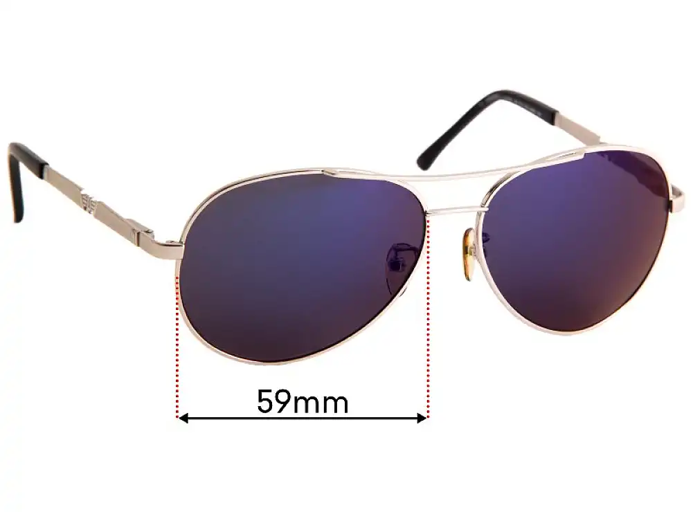 Sunglass Fix Ersatzgläser für Police S8746 Legend 2 - 59mm Wide Sunglass Fix Ersatzgläser für Police S8746 Legend 2 - 59mm Wide