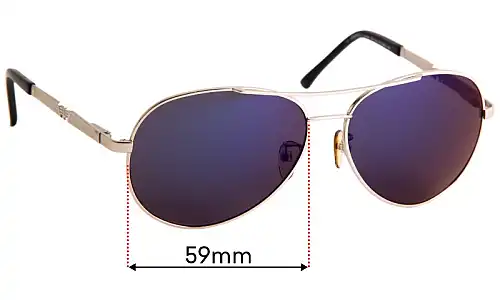 Sunglass Fix Ersatzgläser für Police S8746 Legend 2 - 59mm Wide Sunglass Fix Ersatzgläser für Police S8746 Legend 2 - 59mm Wide