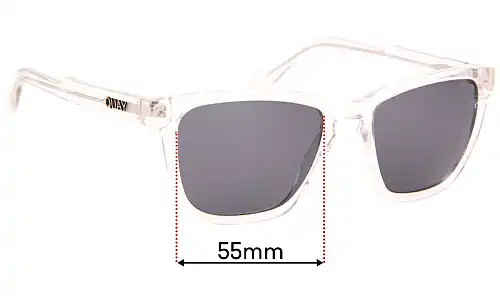 Sunglass Fix Ersatzgläser für Quay Hardwire - 55mm Wide Sunglass Fix Ersatzgläser für Quay Hardwire - 55mm Wide