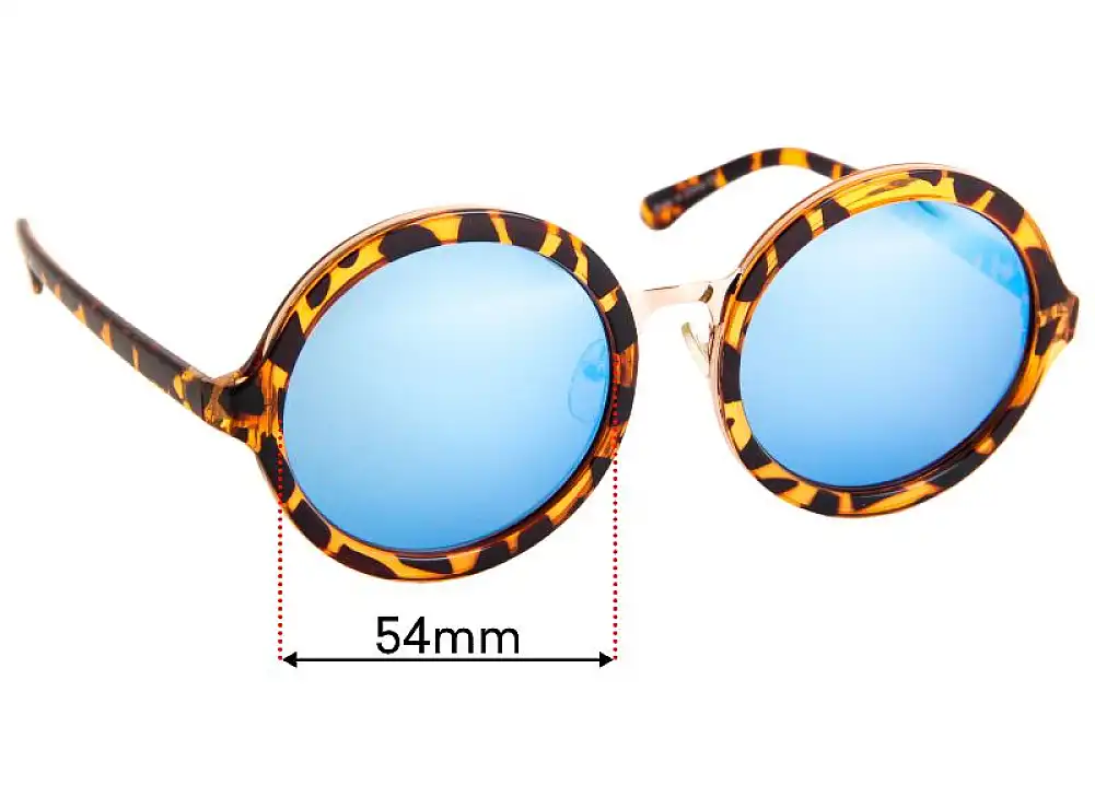 Sunglass Fix Ersatzgläser für Quay Smoke and Mirrors - 54mm Wide Sunglass Fix Ersatzgläser für Quay Smoke and Mirrors - 54mm Wide