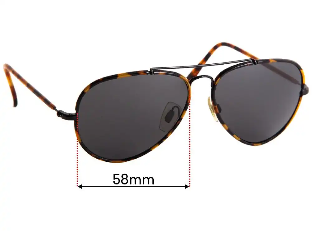 Sunglass Fix Ersatzgläser für Ralph Lauren Polo 3058-J-M - 58mm Wide Sunglass Fix Ersatzgläser für Ralph Lauren Polo 3058-J-M - 58mm Wide