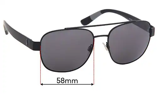 Sunglass Fix Ersatzgläser für Polo Polo PH 3119 - 58mm Wide Sunglass Fix Ersatzgläser für Polo Polo PH 3119 - 58mm Wide