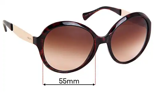 Sunglass Fix Ersatzgläser für Polo RA 5172 - 55mm Wide Polo RA 5172 Ersatzlinsen 55mm wide