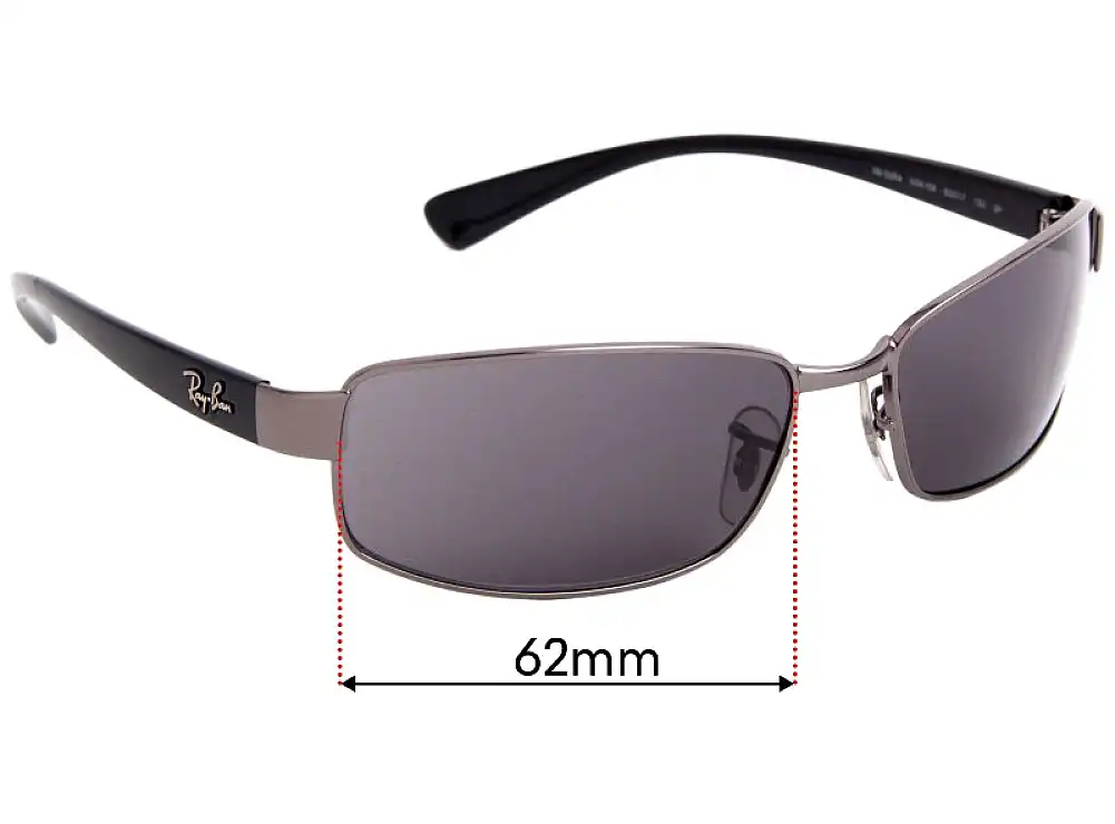 Sunglass Fix Ersatzgläser für Ray-Ban RB3364 - 62mm Wide Sunglass Fix Ersatzgläser für Ray-Ban RB3364 - 62mm Wide