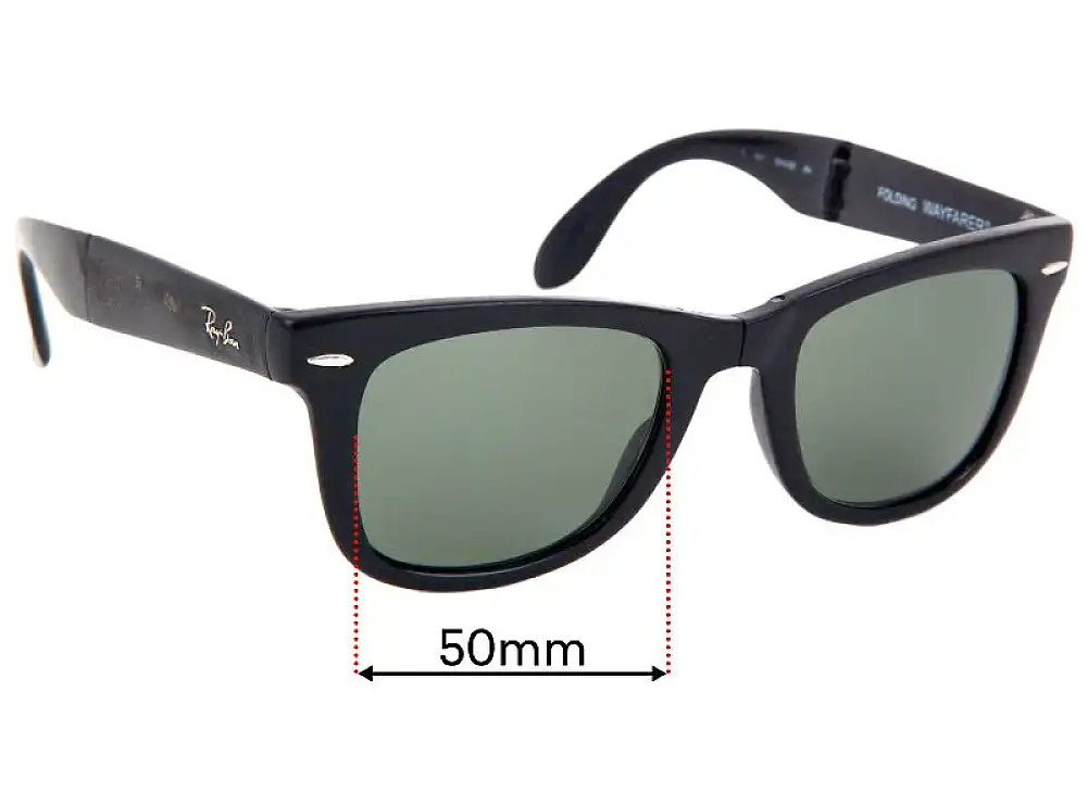 Sunglass Fix Ersatzgläser für Ray-Ban RB4105 Folding Wayfarer - 50mm Wide Sunglass Fix Ersatzgläser für Ray-Ban RB4105 Folding Wayfarer - 50mm Wide