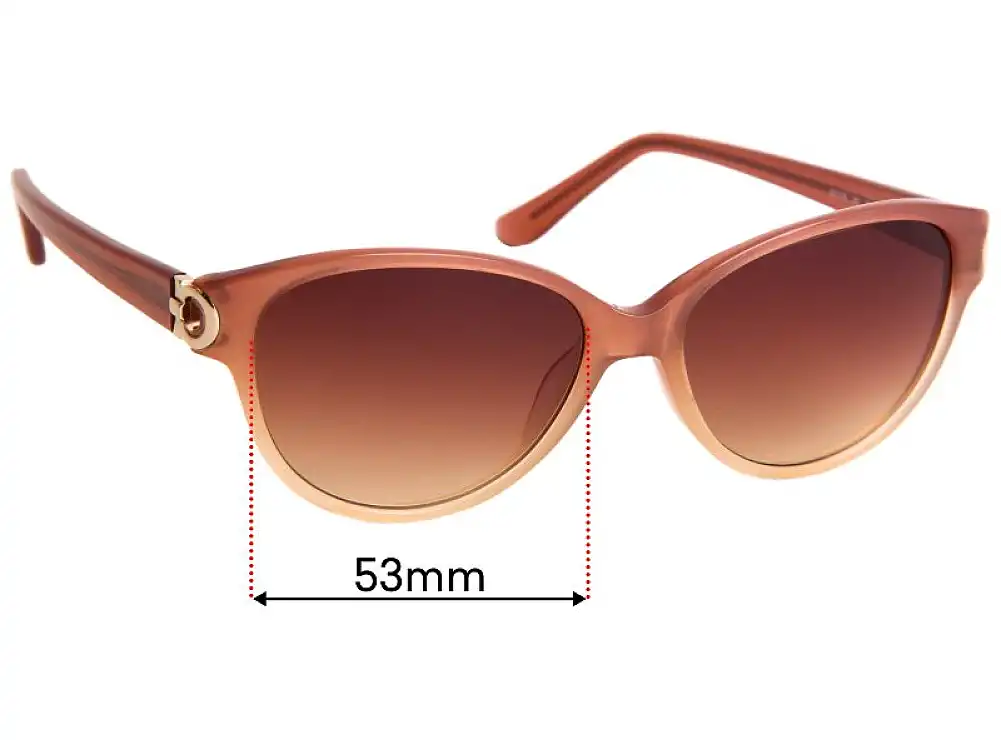Sunglass Fix Ersatzgläser für Salvatore Ferragamo SF2735 - 53mm Wide Sunglass Fix Ersatzgläser für Salvatore Ferragamo SF2735 - 53mm Wide