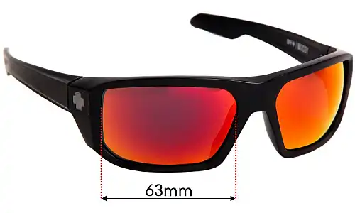 Sunglass Fix Ersatzgläser für Spy Optic McCoy - 63mm Wide Sunglass Fix Ersatzgläser für Spy Optic McCoy - 63mm Wide