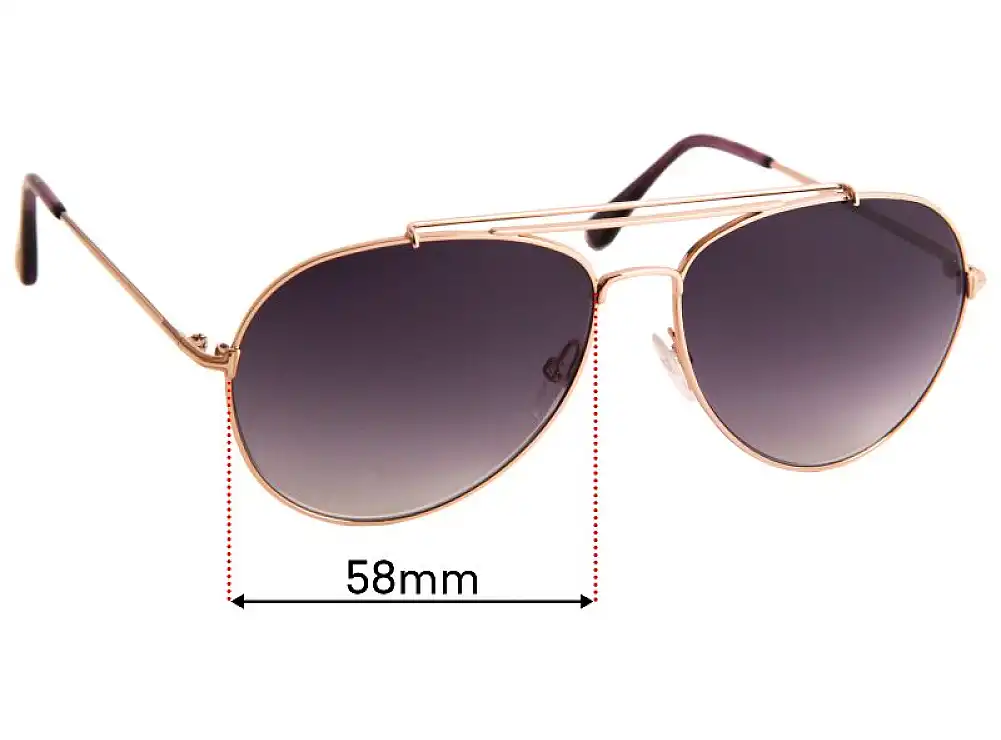 Sunglass Fix Ersatzgläser für Tom Ford Indiana TF497 - 58mm Wide Sunglass Fix Ersatzgläser für Tom Ford Indiana TF497 - 58mm Wide