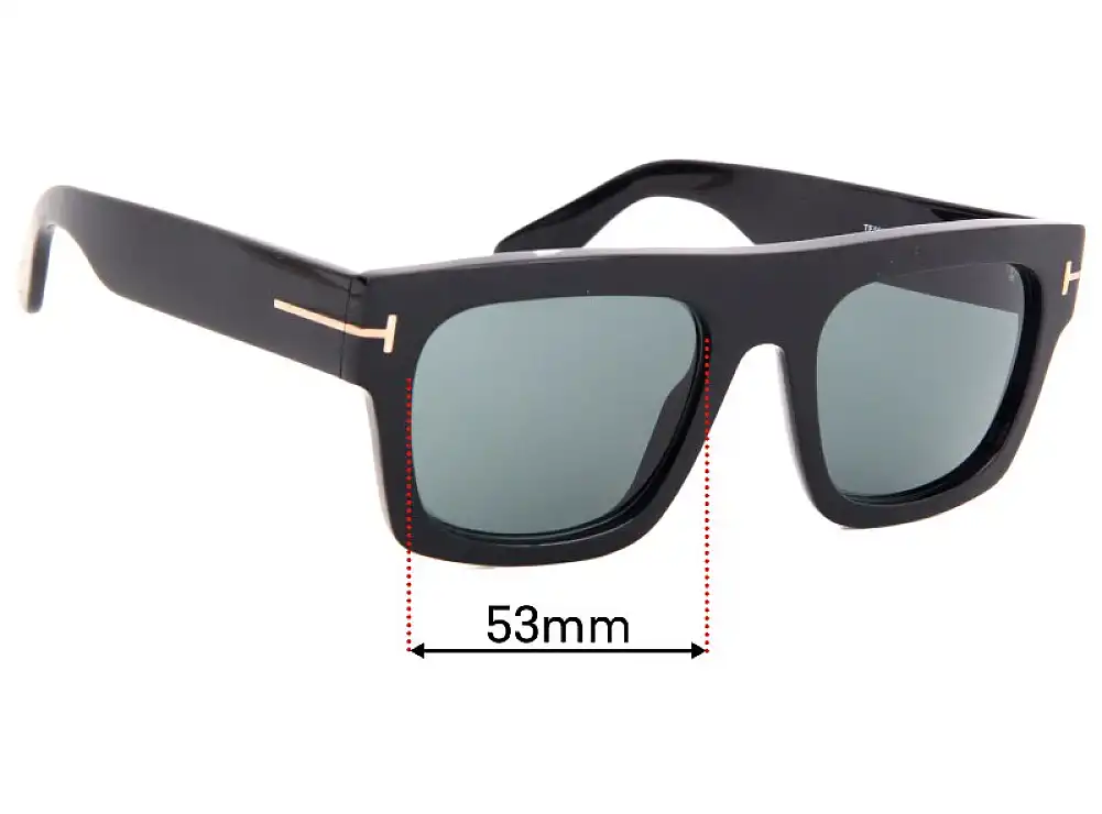 Sunglass Fix Ersatzgläser für Tom Ford TF5634-B - 53mm Wide Sunglass Fix Ersatzgläser für Tom Ford TF5634-B - 53mm Wide