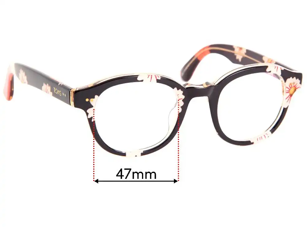 Sunglass Fix Ersatzgläser für Toms Benford - 47mm Wide Sunglass Fix Ersatzgläser für Toms Benford - 47mm Wide