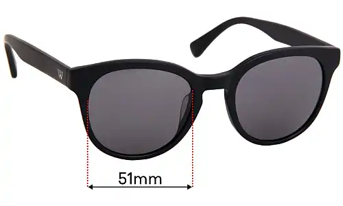 Sunglass Fix Ersatzgläser für Twice Elo - 51mm Wide Sunglass Fix Ersatzgläser für Twice Elo - 51mm Wide