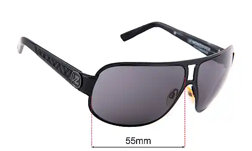 Sunglass Fix Ersatzgläser für Von Zipper Tastemaker - 68mm Wide Von Zipper Tastemaker Ersatzlinsen 68mm wide