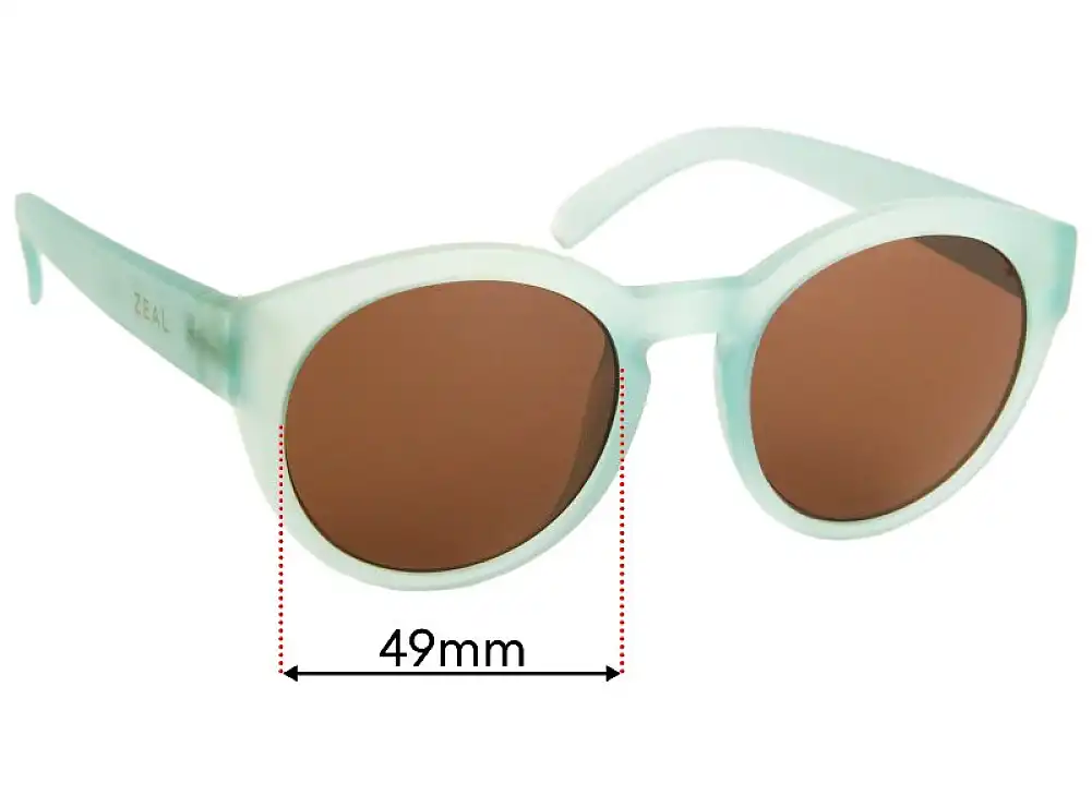 Sunglass Fix Ersatzgläser für Zeal Fleetwood - 49mm Wide Sunglass Fix Ersatzgläser für Zeal Fleetwood - 49mm Wide