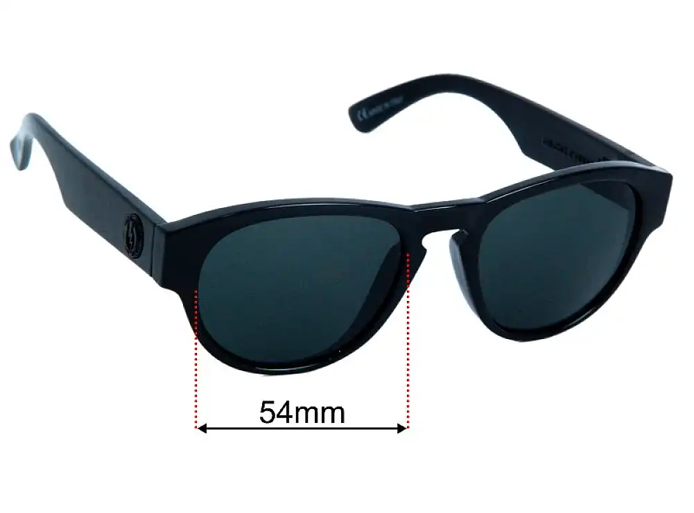 Sunglass Fix Ersatzgläser für Electric Mags - 54mm Wide - Side View Sunglass Fix Ersatzgläser für Electric Mags - 54mm Wide - Side View
