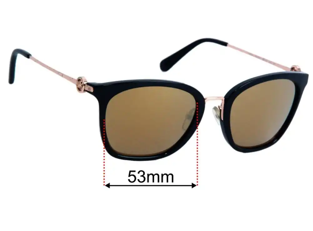 Sunglass Fix Ersatzgläser für Michael Kors MK2064 Lugano - 53mm Wide Sunglass Fix Ersatzgläser für Michael Kors MK2064 Lugano - 53mm Wide