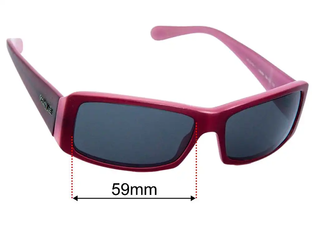 Sunglass Fix Ersatzgläser für Vogue VO2419-S - 59mm Wide - Side View Sunglass Fix Ersatzgläser für Vogue VO2419-S - 59mm Wide - Side View