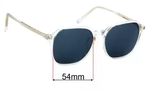 Sunglass Fix Replacement Lenses for Owndays Owndays NC3017J - 54mm Wide Owndays Owndays NC3017J Replacement Lenses 54mm wide