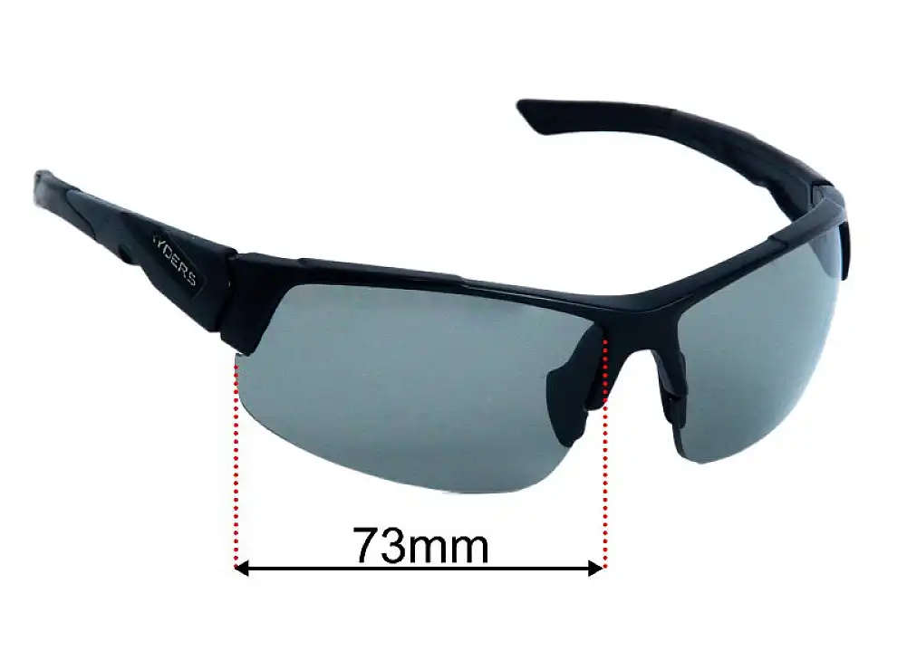Sunglass Fix Ersatzgläser für Ryders Strider - 73mm Wide Sunglass Fix Ersatzgläser für Ryders Strider - 73mm Wide