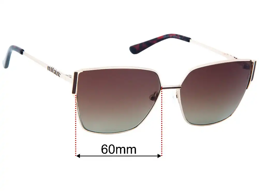 Sunglass Fix Ersatzgläser für Guess GF6158 - 60mm Wide Sunglass Fix Ersatzgläser für Guess GF6158 - 60mm Wide