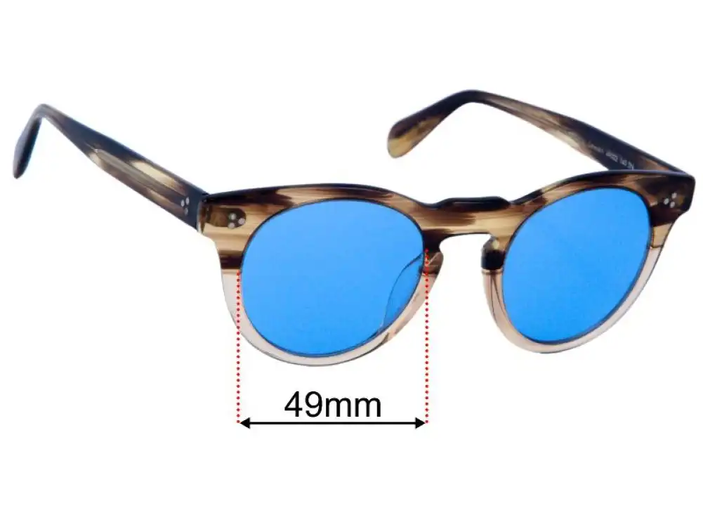 Sunglass Fix Ersatzgläser für Oliver Peoples OV5453SU Lewen - 49mm Wide Sunglass Fix Ersatzgläser für Oliver Peoples OV5453SU Lewen - 49mm Wide