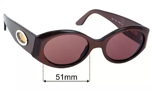 Sunglass Fix Ersatzgläser für Yves Saint Laurent 6554 Y755 Large - 51mm Wide Yves Saint Laurent 6554 Y755 Large Ersatzlinsen 51mm wide