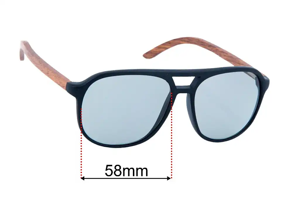 Sunglass Fix Ersatzgläser für Canglasses New Arrecife - 58mm Wide Sunglass Fix Ersatzgläser für Canglasses New Arrecife - 58mm Wide
