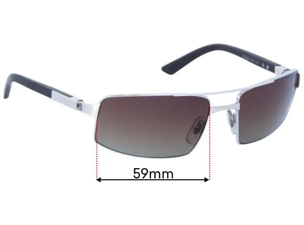 Sunglass Fix Ersatzgläser für Cartier 120 - 59mm Wide Sunglass Fix Ersatzgläser für Cartier 120 - 59mm Wide
