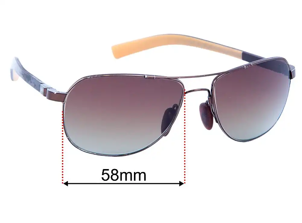 Sunglass Fix Ersatzgläser für Maui Jim MJ327 Guardrails - 58mm Wide Sunglass Fix Ersatzgläser für Maui Jim MJ327 Guardrails - 58mm Wide