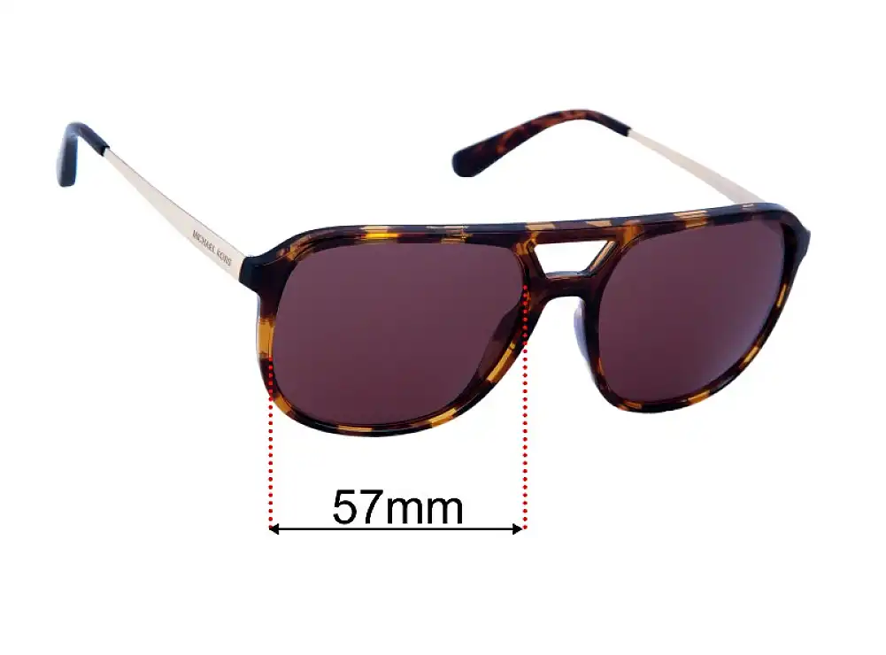 Sunglass Fix Ersatzgläser für Michael Kors MK2191 Perry Street - 57mm Wide Sunglass Fix Ersatzgläser für Michael Kors MK2191 Perry Street - 57mm Wide