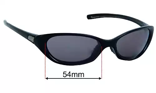 Sunglass Fix Ersatzgläser für Nike EV0140 EV0141 EV0149 EV0213 Furi - 54mm Wide Nike EV0140 EV0141 EV0149 EV0213 Furi Ersatzlinsen 54mm wide