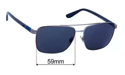 Sunglass Fix Ersatzgläser für Ralph Lauren Polo PH 3137 - 59mm Wide Ralph Lauren Polo PH 3137 Ersatzlinsen 59mm wide