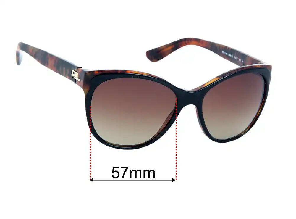 Sunglass Fix Ersatzgläser für Polo RL 8156 - 57mm Wide Sunglass Fix Ersatzgläser für Polo RL 8156 - 57mm Wide
