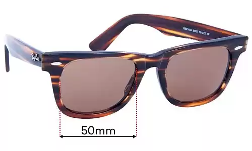 Sunglass Fix Ersatzgläser für Ray-Ban RB2140-A Wayfarer - 50mm Wide Ray-Ban RB2140-A Wayfarer Ersatzgläser 50mm wide