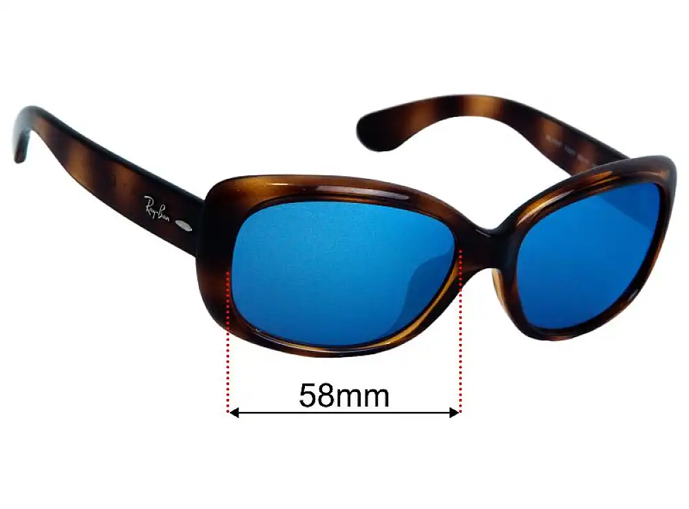 Sunglass Fix Ersatzgläser für Ray-Ban RB4101 Jackie Ohh - 58mm Wide Sunglass Fix Ersatzgläser für Ray-Ban RB4101 Jackie Ohh - 58mm Wide
