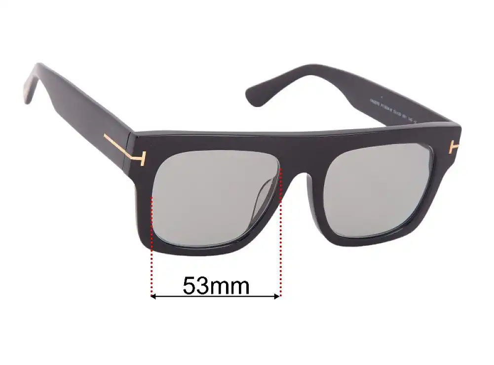Sunglass Fix Ersatzgläser für Tom Ford Fausto FT5634-B - 53mm Wide Sunglass Fix Ersatzgläser für Tom Ford Fausto FT5634-B - 53mm Wide