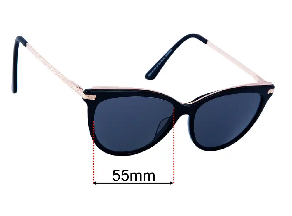 Sunglass Fix Ersatzgläser für Alex Perry AP Sun Rx 51 - 55mm Wide Sunglass Fix Ersatzgläser für Alex Perry AP Sun Rx 51 - 55mm Wide