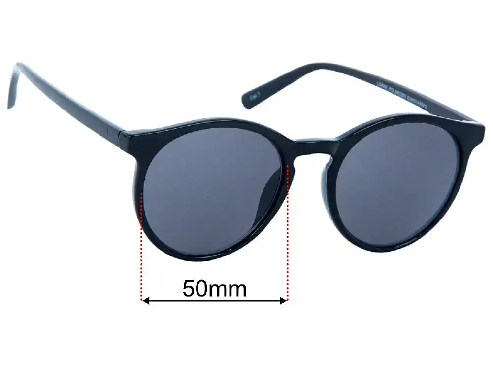 Sunglass Fix Ersatzgläser für Cotton On Lorne - 50mm Wide Sunglass Fix Ersatzgläser für Cotton On Lorne - 50mm Wide